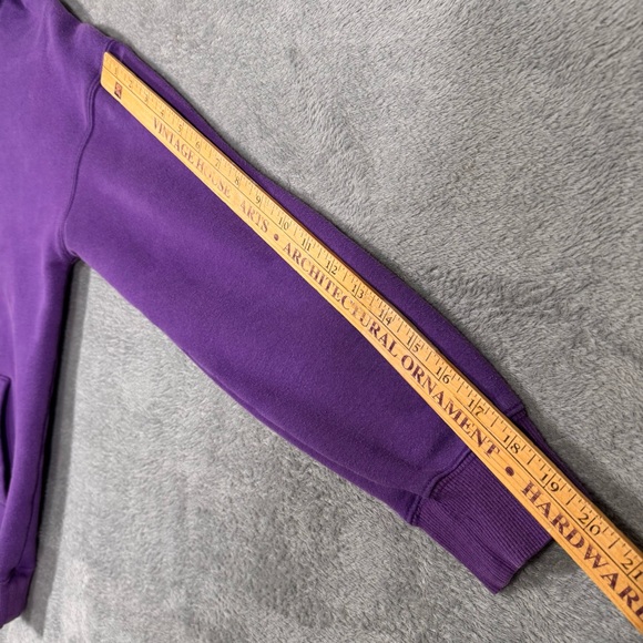 Dutch Bros Coffee Radiate Kindness Purple Hoodie Small Pullover Sweatshirt Comfy - Picture 13 of 15